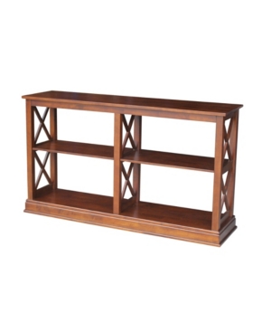 International Concepts Hampton Sofa Server Table with Shelves
