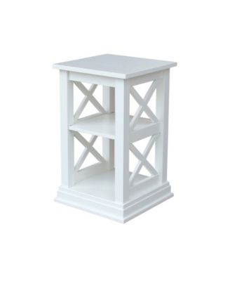 Hampton Accent Table with Shelves