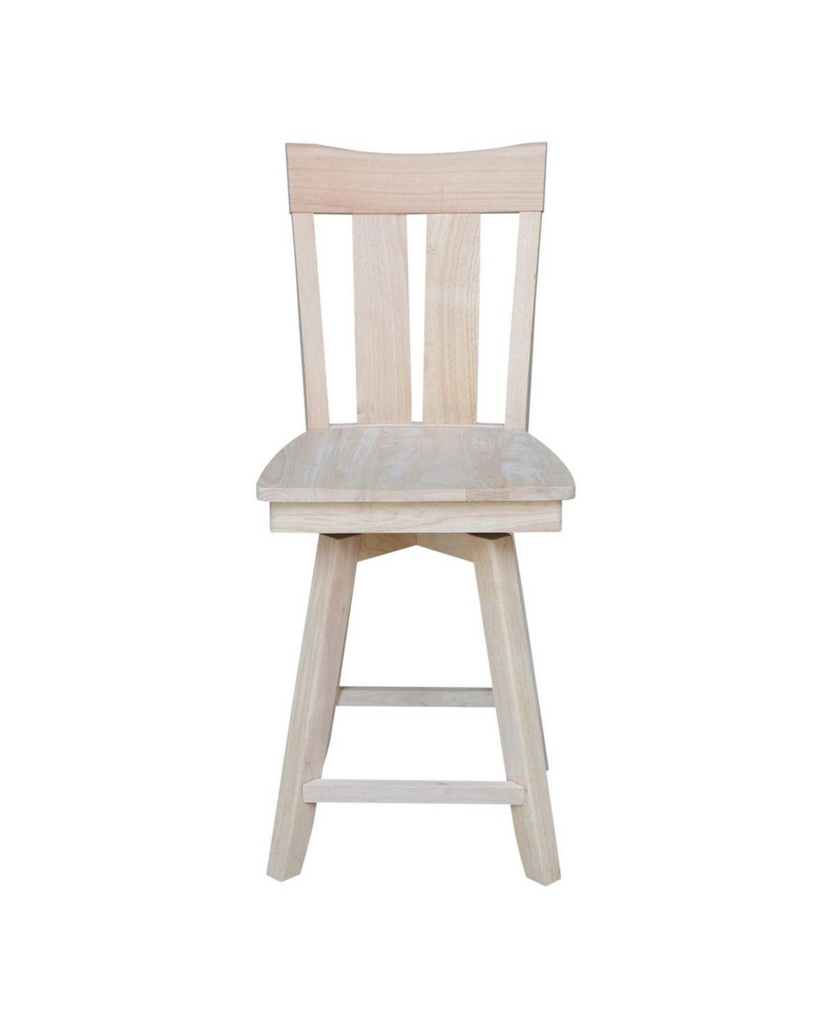 International Concepts Ava Counter Height Stool with Swivel and Auto Return