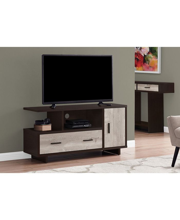 Monarch Specialties TV Stand 48" L Reclaimed Macy