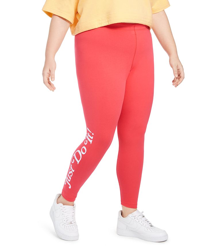 macy's nike plus size leggings