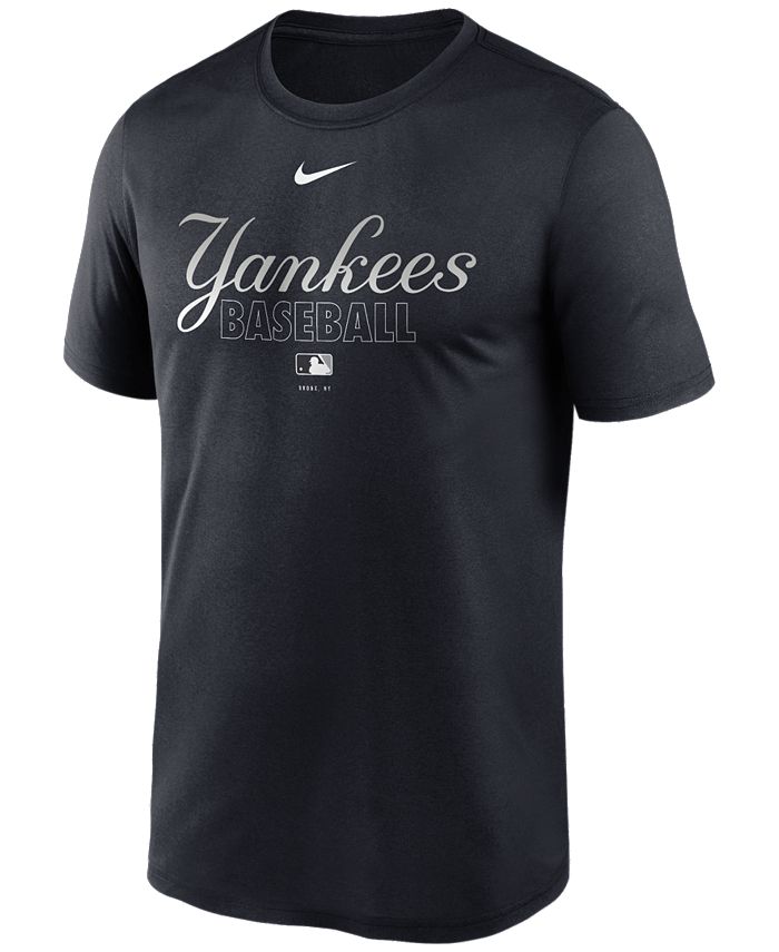 Men's Nike Heathered Charcoal New York Yankees Authentic Collection  Performance Long Sleeve T-Shirt