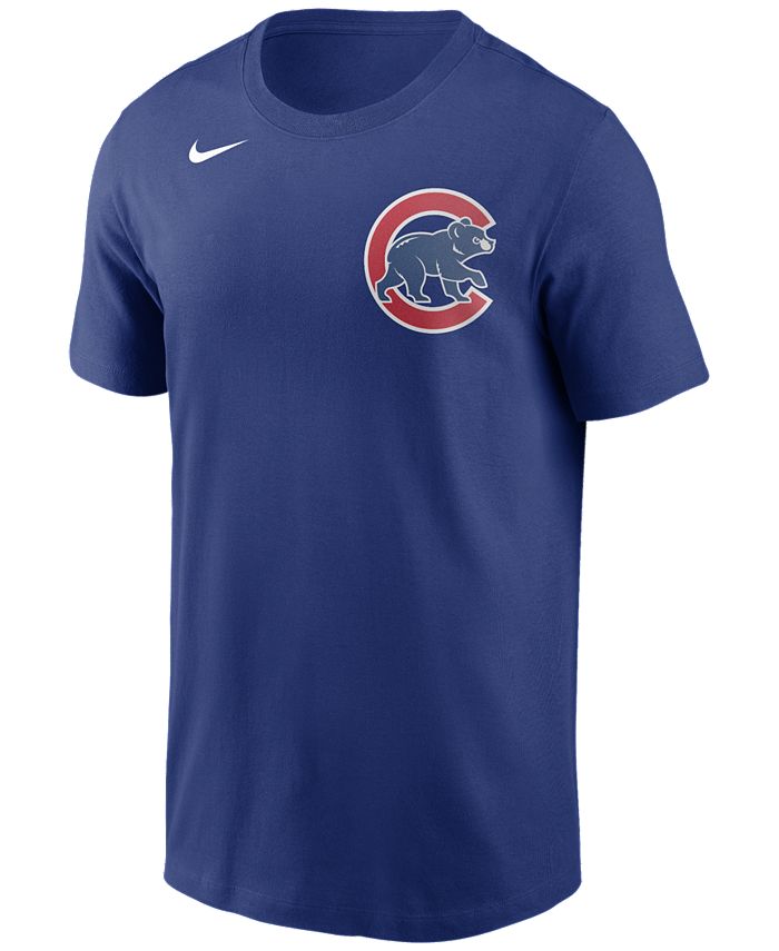 Nike Chicago Cubs Men's Swoosh Wordmark T-Shirt - Macy's