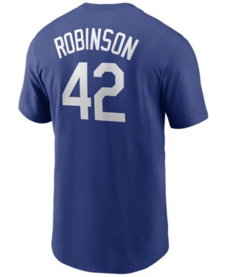 Brooklyn Dodgers Men's Coop Jackie Robinson Name and Number Player T-Shirt