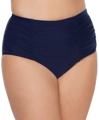 plus size tummy control swim bottoms