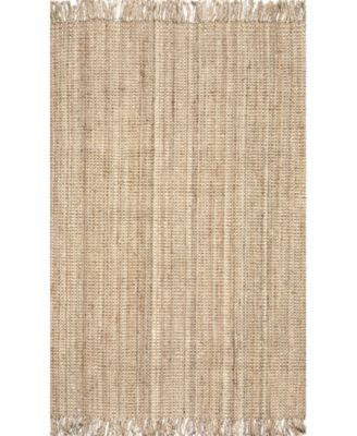 Nuloom Natura Natura Collection Chunky Loop Area Rug Collection In Off White