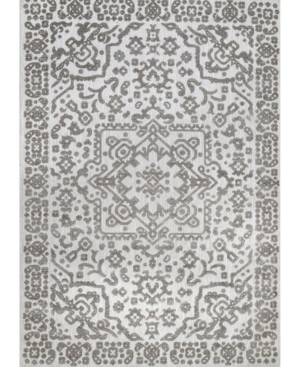 nuLoom Claudia Contemporary Celestial Gray 6'7in x 9' Area Rug
