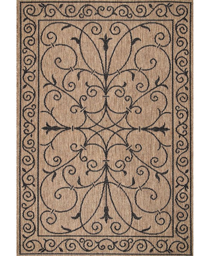 nuLoom Dawn Kathleen Krem Brown 5'3" x 7'6" Area Rug Macy's