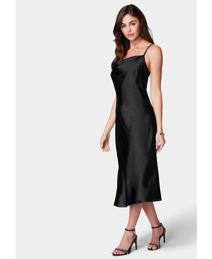 Bebe Satin Slip Dress Reviews Dresses Juniors Macy S