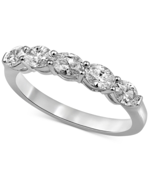 image of Diamond Oval Band (1 ct. t.w.) in 14k White Gold