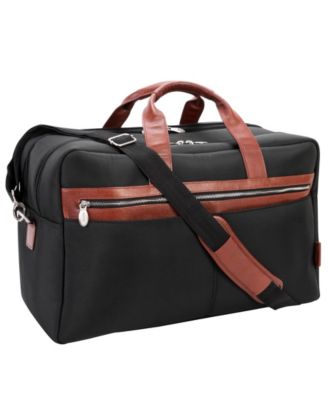 Wellington 21" Two-Tone Dual-Compartment Laptop Tablet Carry-All Duffel
