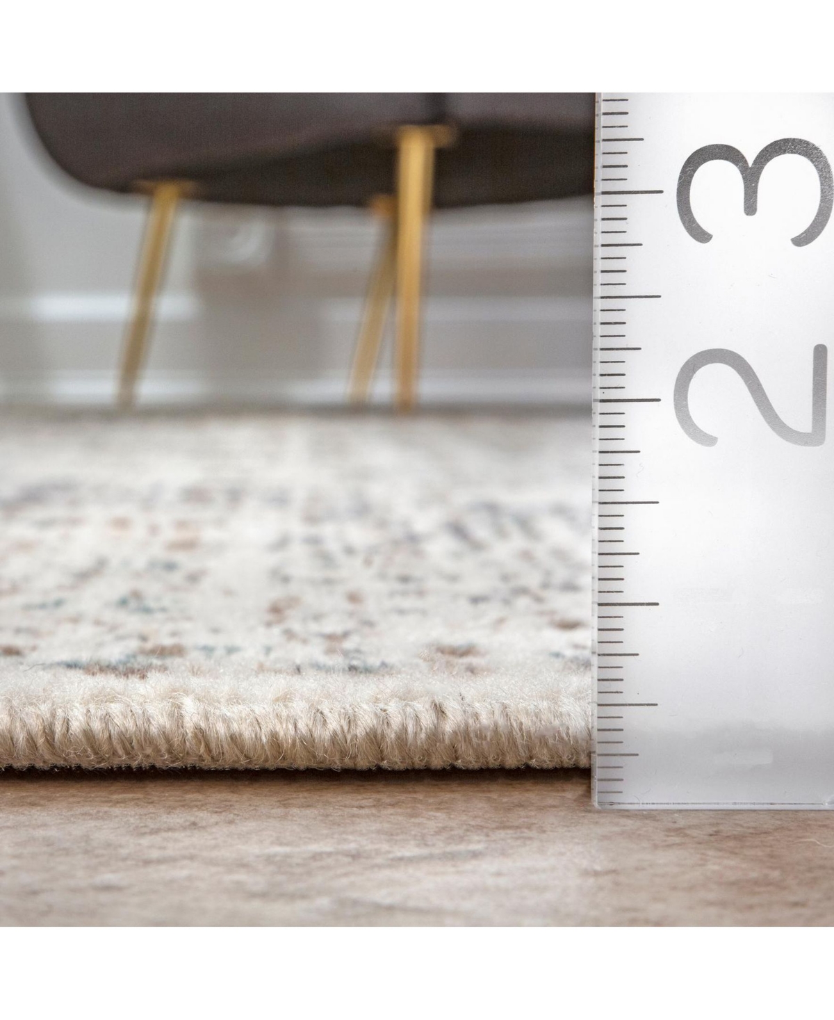 nuLoom Manor Vintage-Inspired TanithArea Rug - Cream