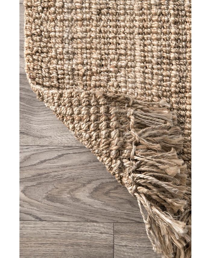 nuLoom Natura Natura Collection Chunky Loop 3' x 5' Area Rug Macy's