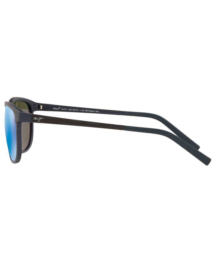 Maui Jim Unisex Dragon's Teeth Polarized Sunglasses, MJ000608 - Macy's