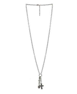 image of Mr Ettika Lion Hearted Triple Charm Necklace