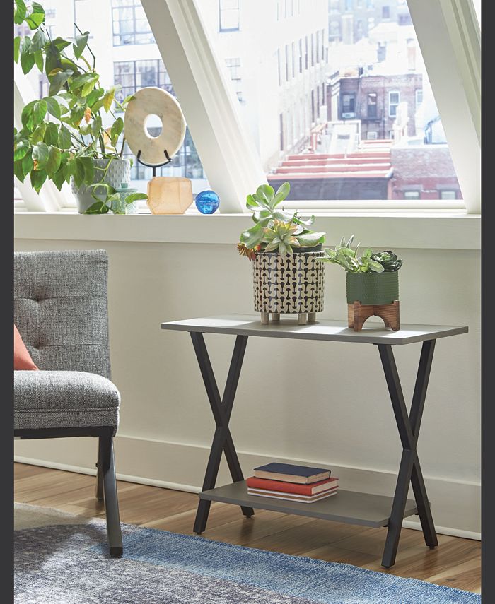 Alaterre Furniture Cornerstone CementTop UnderWindow Bookcase Macy's