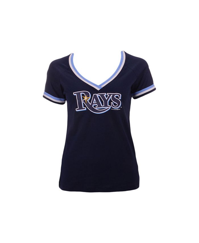 5th & Ocean Women's Tampa Bay Rays Contrast Binding TShirt Macy's