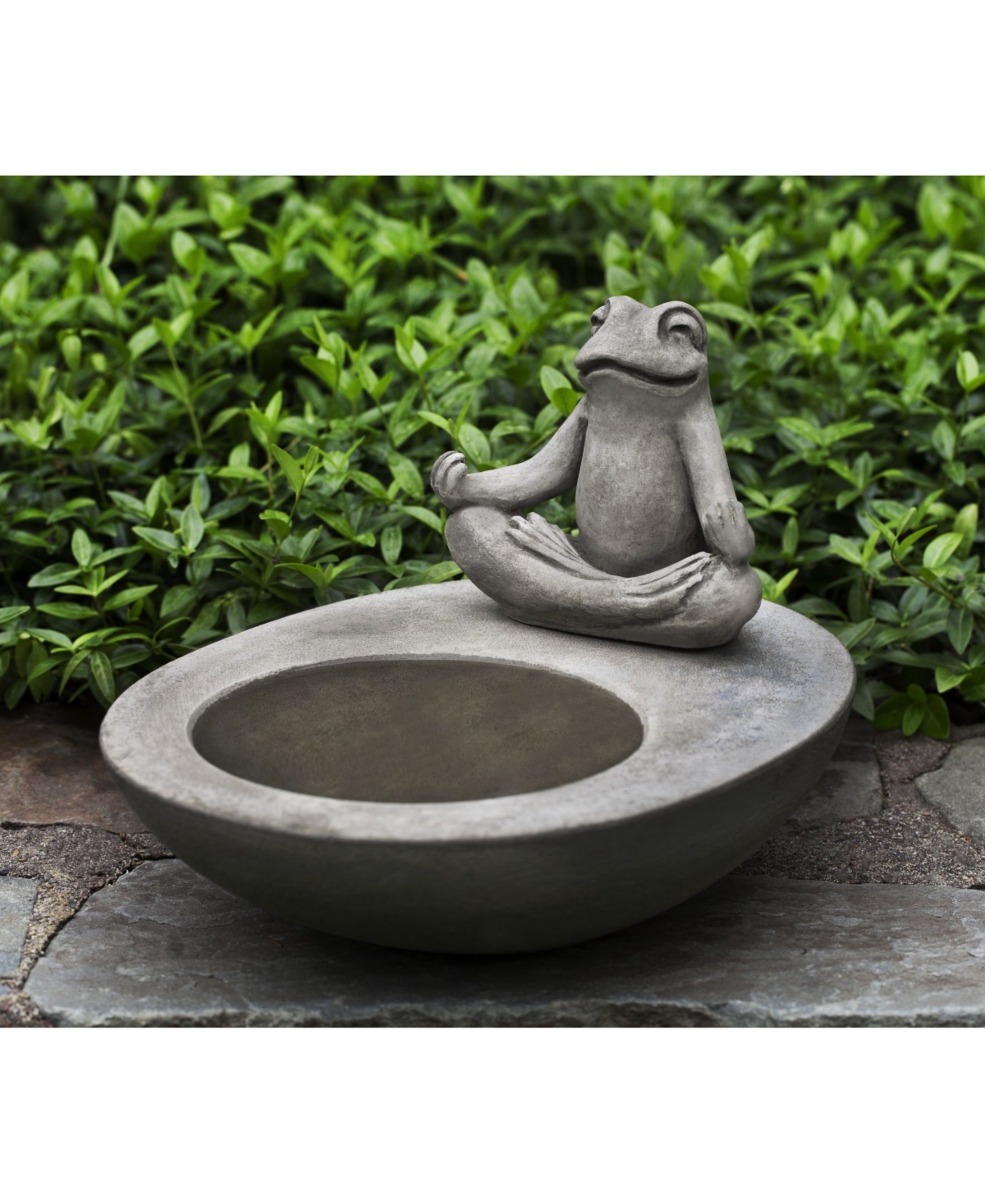 Zen Element Birdbath - Slate