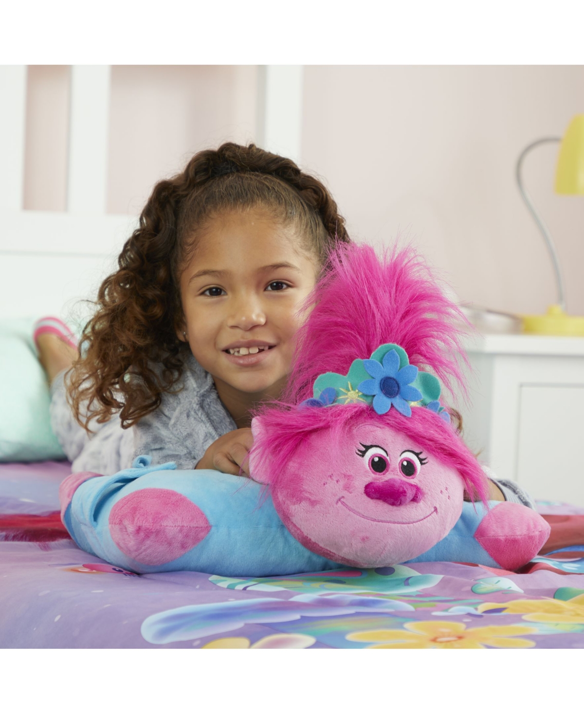 Shop Pillow Pets Dreamworks Trolls 2 Poppy Stuffed Animal Plush Toy In Pink