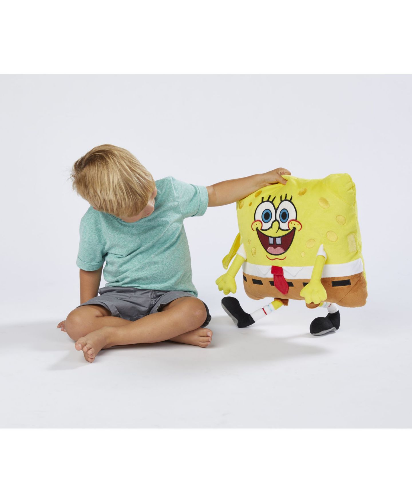 Детская мягкая игрушка Pillow Pets SpongeBob SquarePants 16" Plush — фото 5
