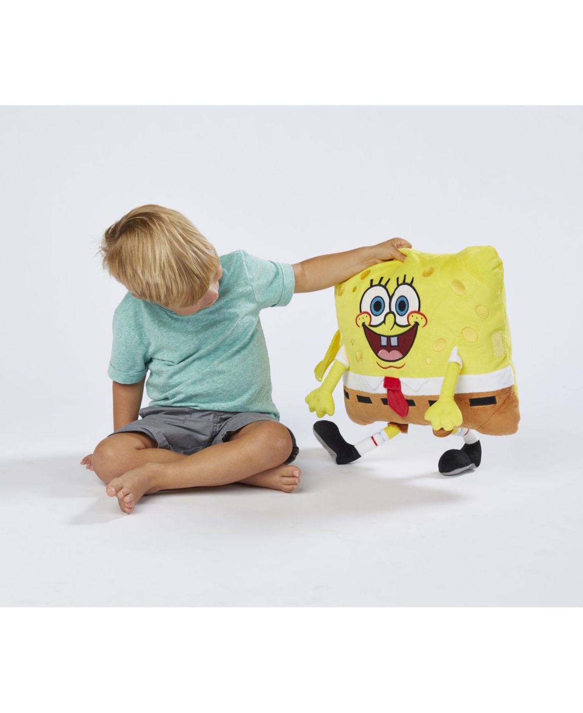 Pillow Pets Nickelodeon Spongebob Squarepants Stuffed Animal Plush Toy In Yellow
