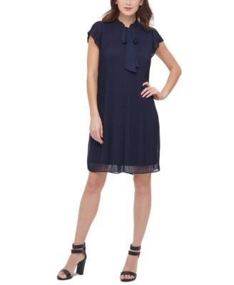 dkny pleated dress