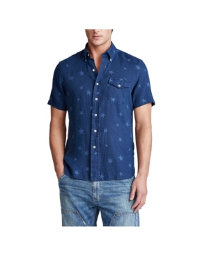 Polo Ralph Lauren Men's Classic Fit Star Linen Shirt