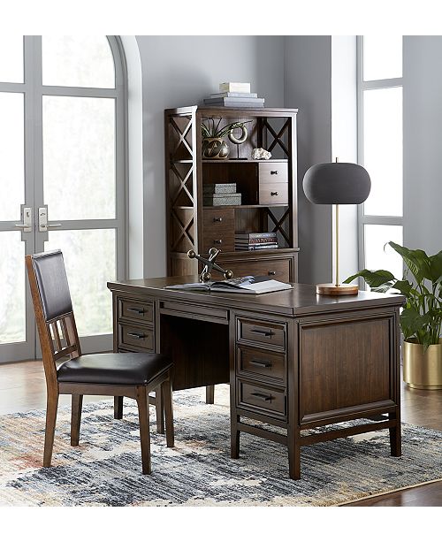 Furniture Caruth Executive Desk & Reviews Furniture Macy's