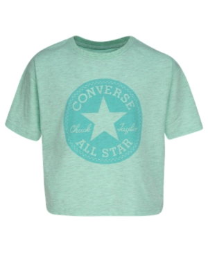 Converse Big Girls Boxy-Fit Patch Logo Graphic T-Shirt