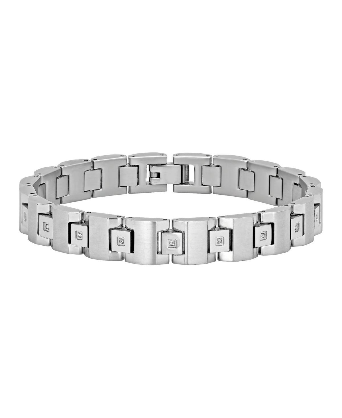 C & c Jewelry Macy's Men's Square Link Bracelet