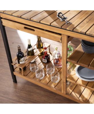Briallen Outdoor Bar Cart