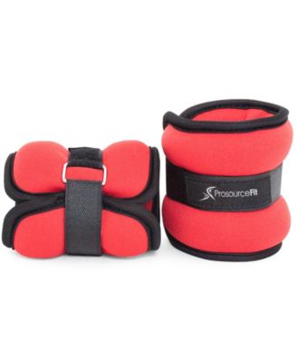 Ankle Weights 1.5 lb, Set of 2, Red