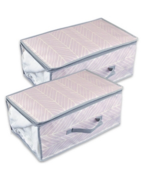 Design Imports Chevron Soft Storage Set of 2