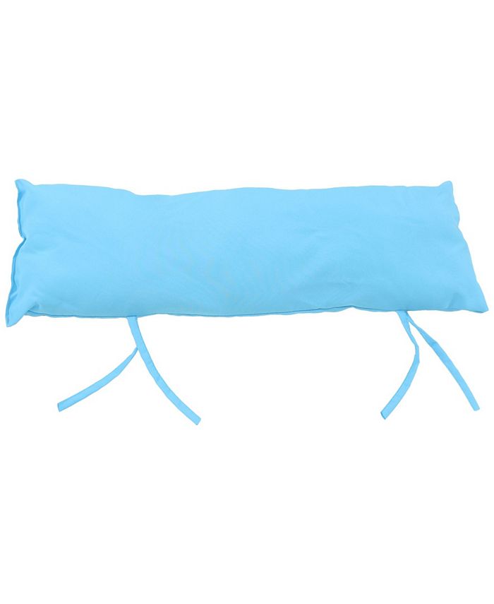 Sunnydaze Decor Large Hammock Pillow with Ties Outdoor Camping Pillow
