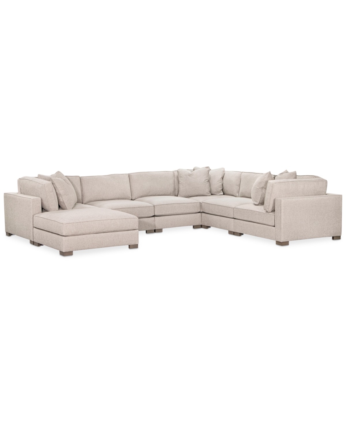 Furniture Closeout! Gabria 7pc. Fabric Modular Sectional, Created For