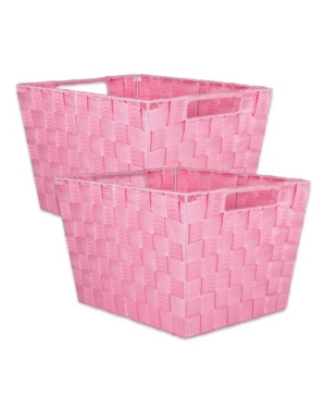 Design Imports Nylon 2-Pc Trapezoid Storage Bin Set