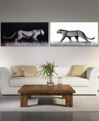 Fearless 1 and 2 Frameless Free Floating Tempered Glass Panel Graphic Wall Art, 24" x 48" x 0.2"