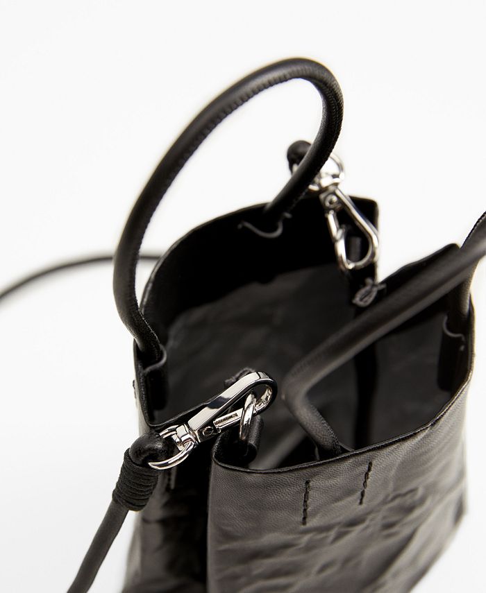 MANGO Wrinkled Effect Bag Macy s