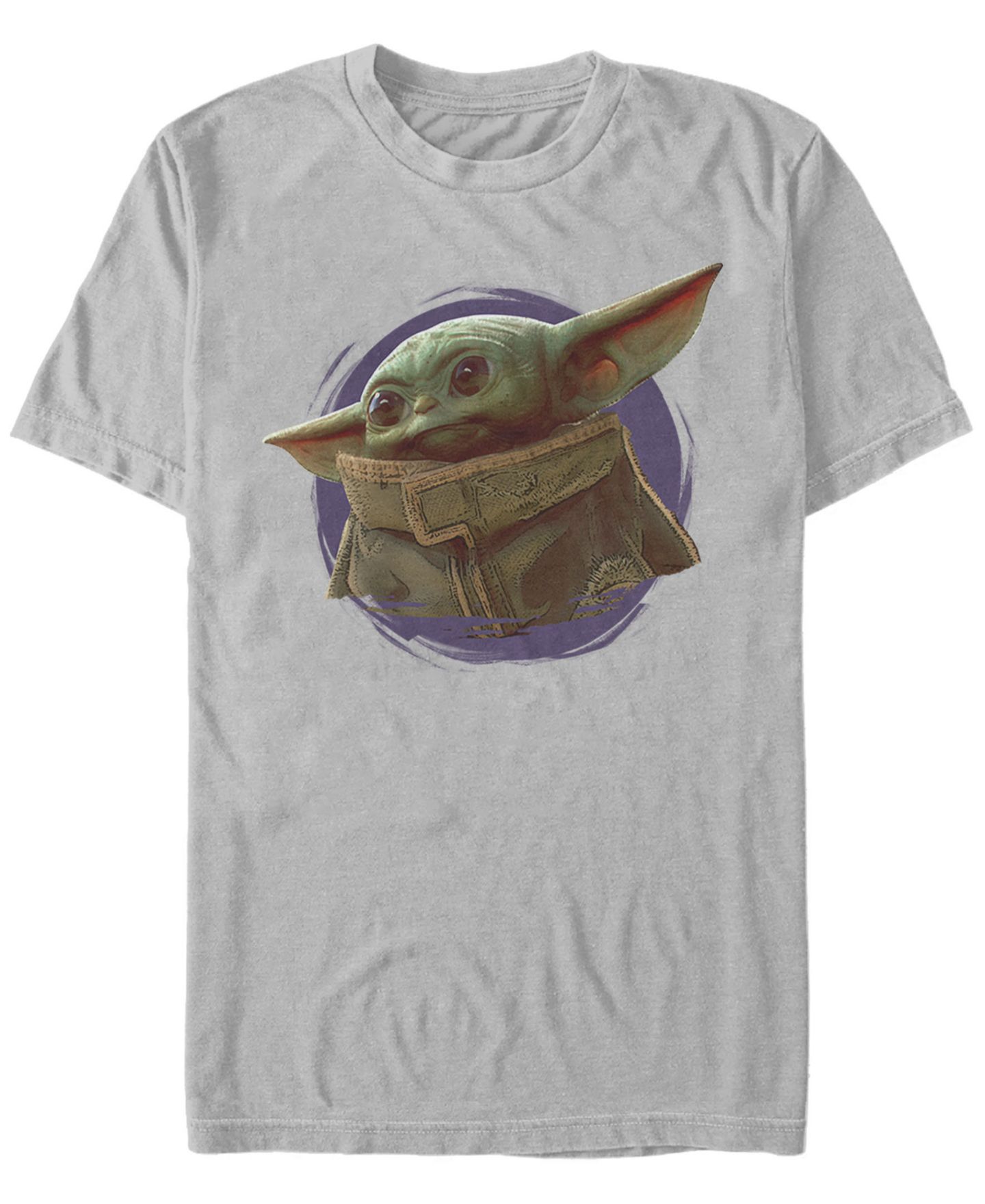 Мужская футболка Fifth Sun Star Wars The Mandalorian The Child Purple Smoke Short Sleeve, цвет: Чёрный — фото 3