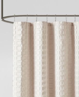 Metro Clipped Shower Curtain, 72 x  72