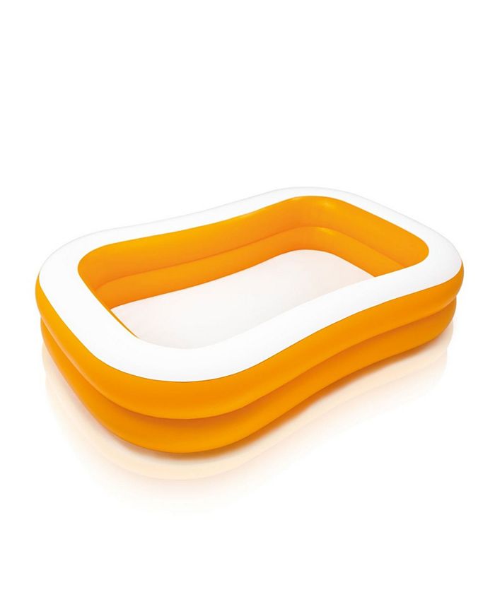 intex inflatable mandarin swim center family lounge pool