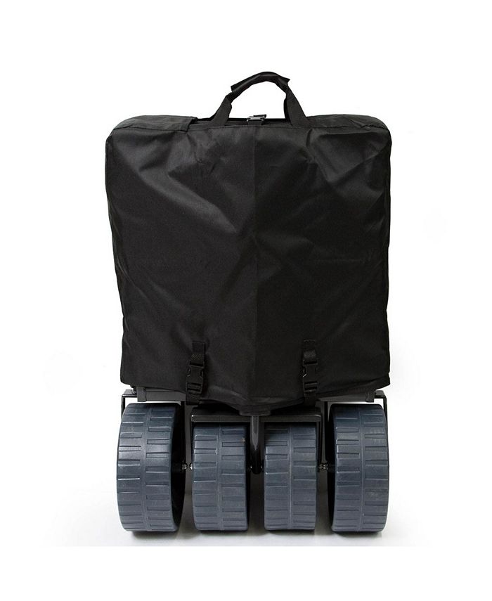 Mac Sports Collapsible Heavy Duty All Terrain Utility Wagon with Table ...