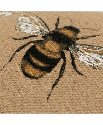 Bees Polyester Filled Decorative Pillow, 14" x 26"