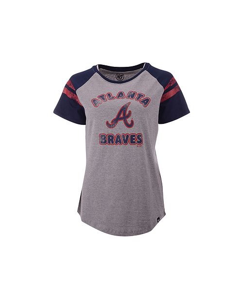 47 Brand Atlanta Braves Women S Fly Out Raglan T Shirt Reviews
