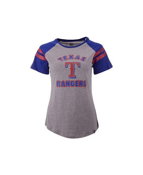 47 Brand Women S Texas Rangers Fly Out Raglan T Shirt Reviews