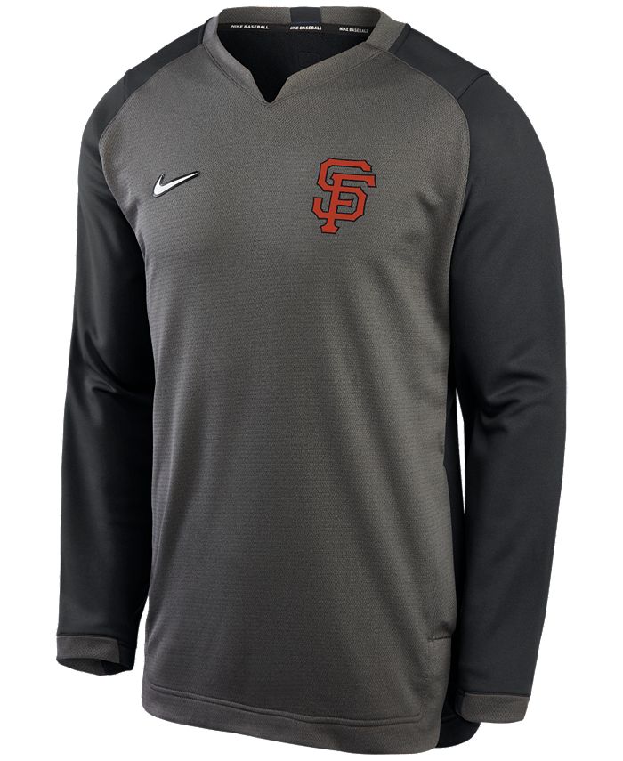 Nike San Francisco Giants Diamond Mlb Long-sleeve T-shirt in Black