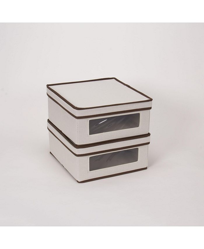Household Essentials Small Canvas Storage Box Macy's