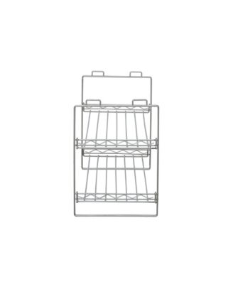 Stackable Two-Tier Metal Shoe Rack for Closet Storage, Silver