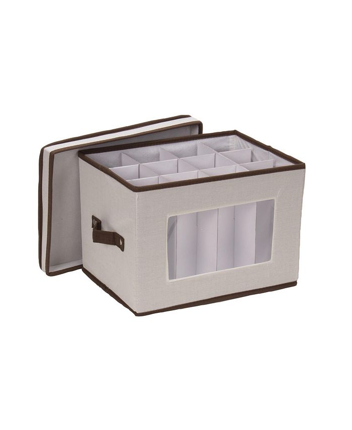 Champagne flute deals storage box