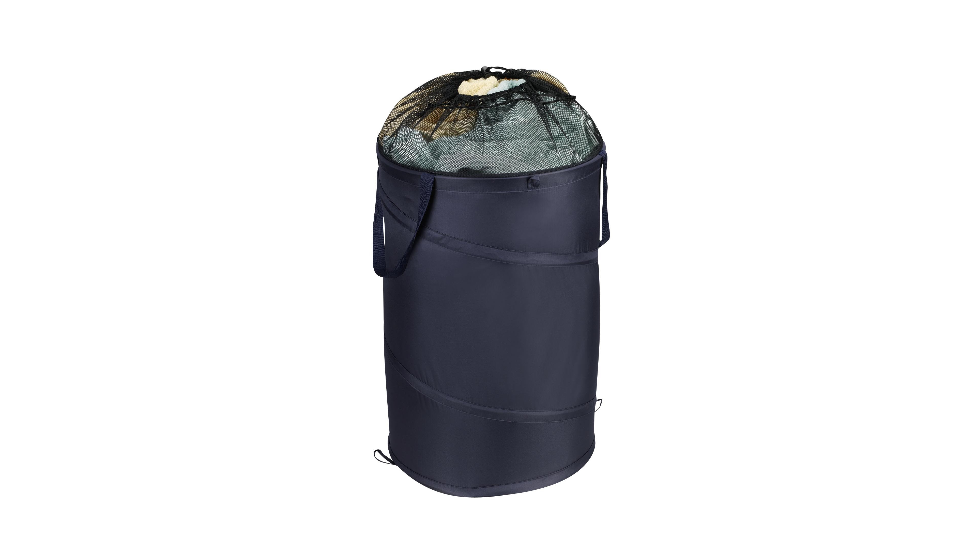 Household Essentials Mesh Pop Up Laundry Hamper, Navy